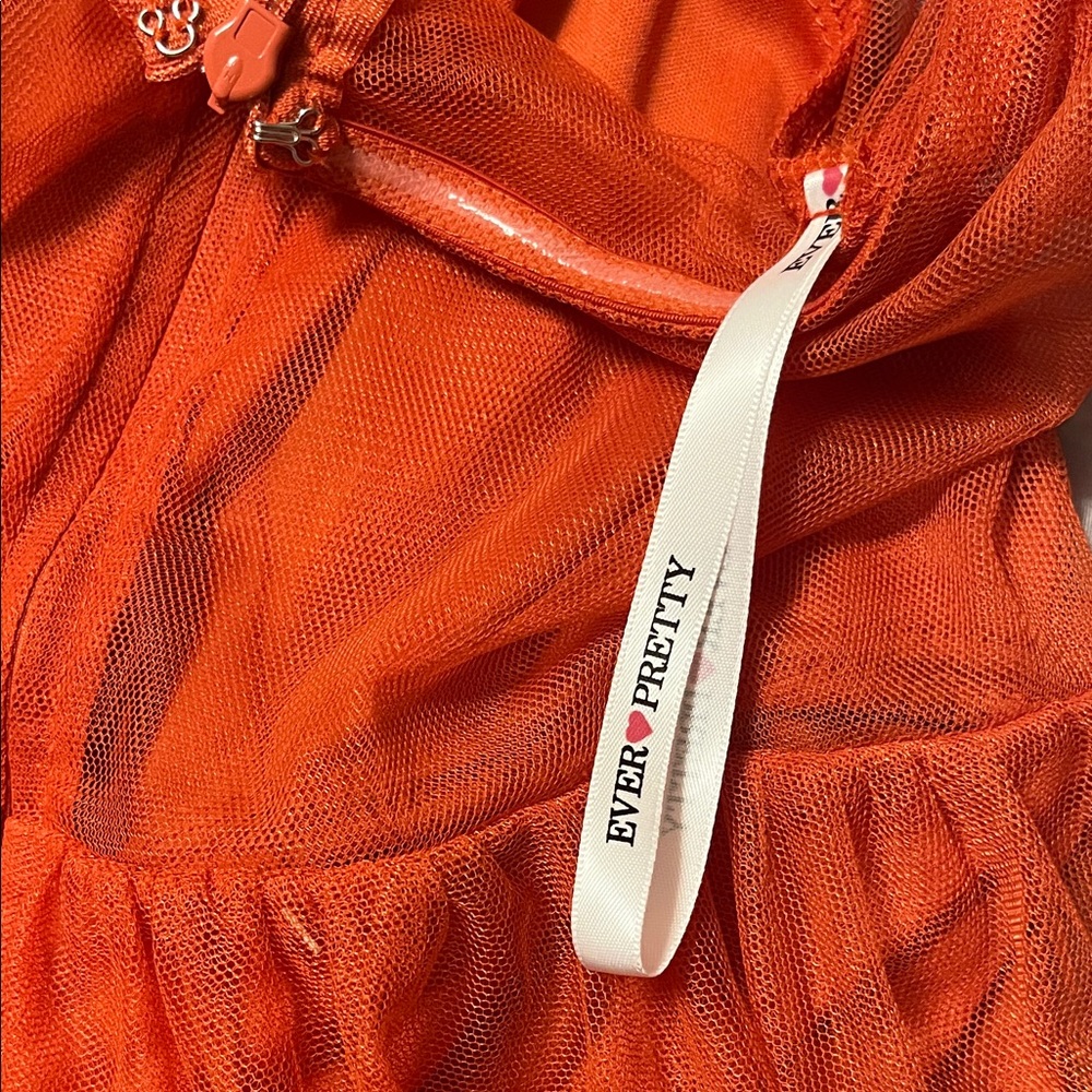 Ever Pretty Orange Maternity Dress - Picture 5 of 6